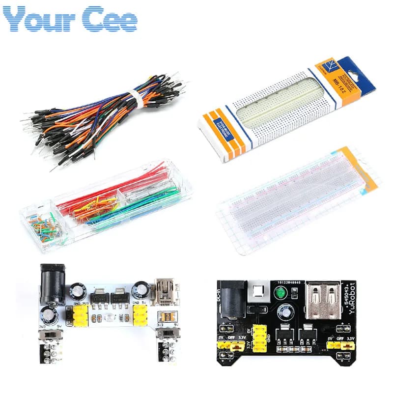 Breadboard MB-102 MB102 400/830 Punti Senza Saldatura PCB per Test e Sviluppo DIY per Arduino Laboratorio SYB-830