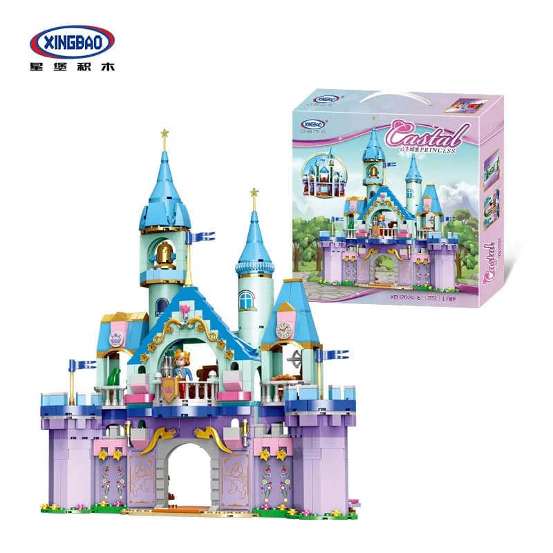 Xingbao 12024 Building Blocks Giocattoli Castello del Principe Building Blocks per Ragazze Amici Giocattoli Educativi per Bambini per il regalo dei bambini