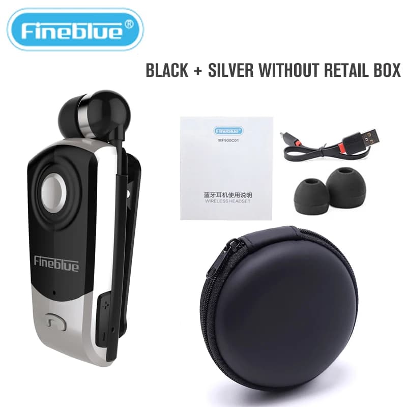 Fineblue F960 auricolare loto compatibile con Bluetooth con Clip Wireless a filo su auricolari auricolari vivavoce