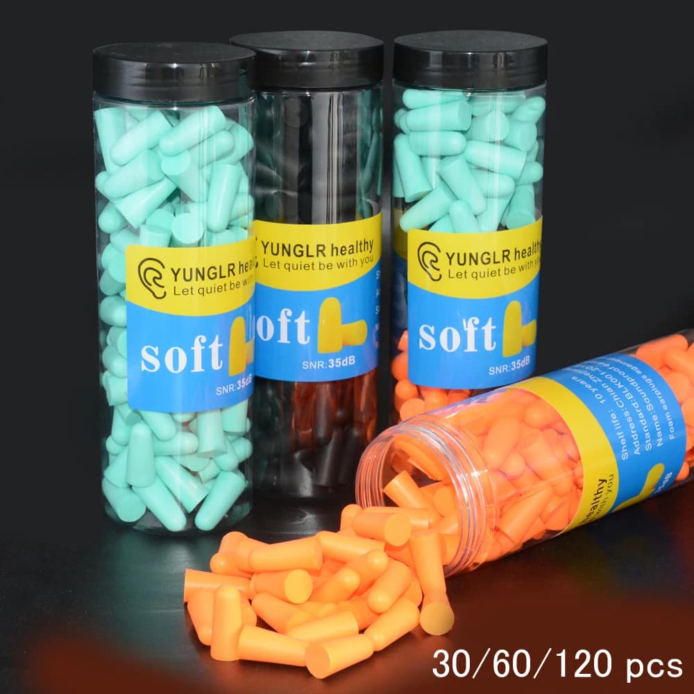 Ear plugs Ear plugs Noise reduction Ear plugs Foam Oordopjes Slapen Sleep Anti Noise reduction Music deletion Insulating ear plugs