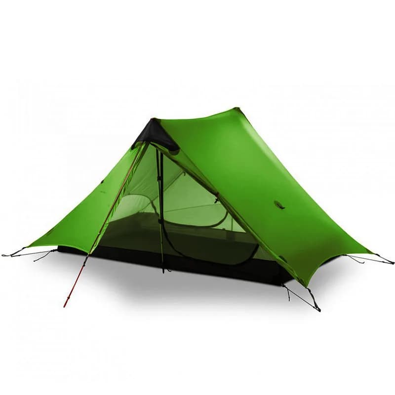 2018 FLAME'S CREED LanShan 2 Person Oudoor Ultralight Camping Tent 3 Season Professional 15D Silnylon Rodless Tent