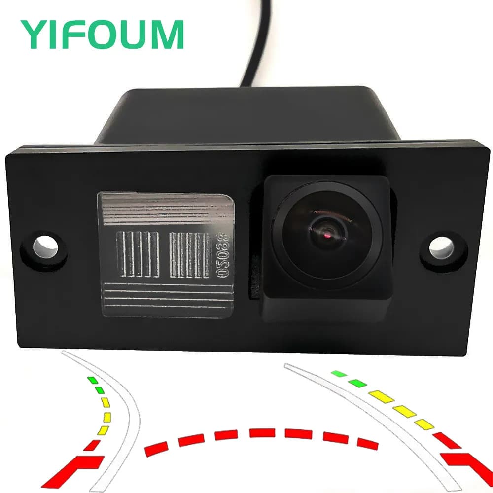 AHD Fisheye 12LED traiettoria dinamica telecamera per retromarcia per auto per Hyundai H1 TQ Cargo Travel i800 iMax iLoad H300 H100 Grand Starex