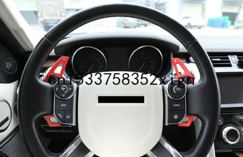 Per Land Rover Range Rover L405 13-19 rosso volante Del Cambio paddle copertura trim in lega di alluminio