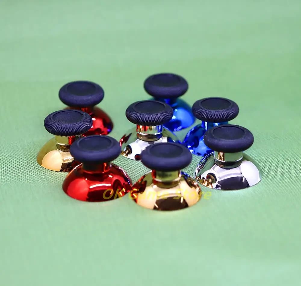 2 pz per Microsoft XBox One/Serie XS Controller Chrome 3D Analogico Thumb Sticks Joystick Caps Analogico ThumbStick Grips
