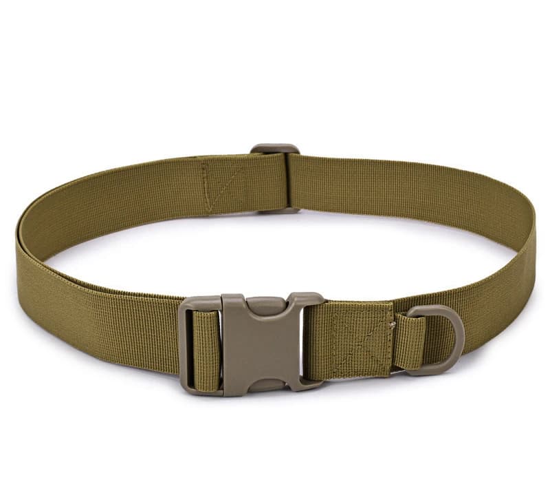 Men's Adjustable Tactical Belt with Quick Hook Buckle in Metalless Plastic for Jeans, Airport Safety and Safe Travels, 25-44 Inches
