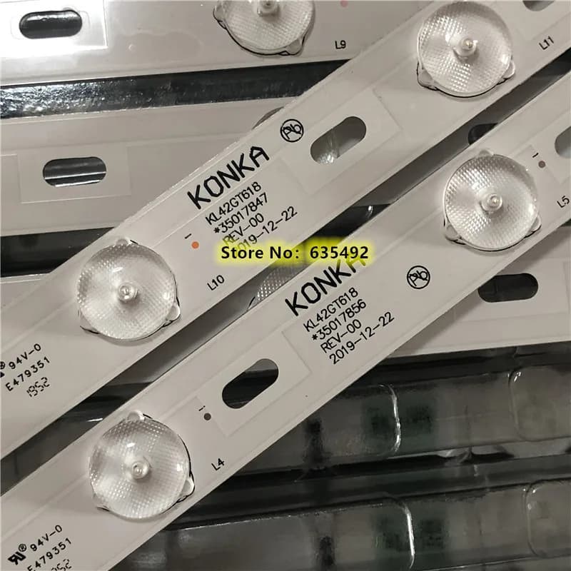Nuova striscia di retroilluminazione a LED per DNS K42A619 Supra STV-LC42T410FL Ko nka 42"TV KL42GT618 35017849 35017855 35017848