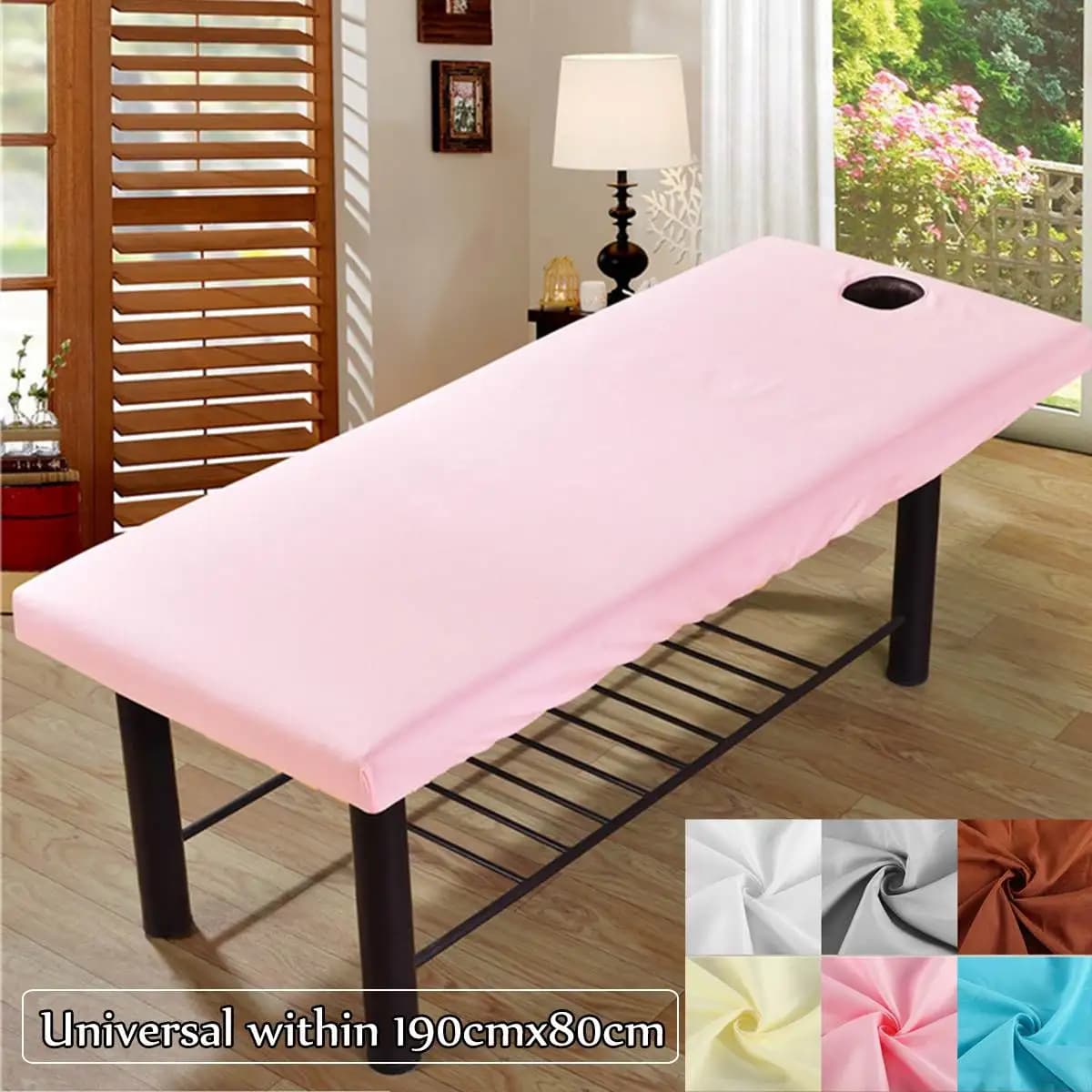 Copriletto universale morbido ed elastico per salone di bellezza, massaggio corpo, trattamento SPA, lenzuolo con foro Sabanas De Algodon Para Cama