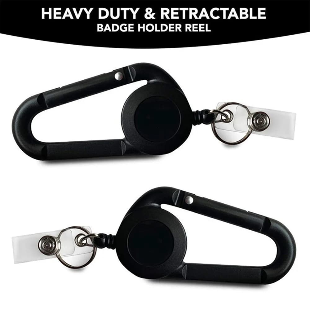 Keyring for ID card Keyring with string clip Retractable keychain with name tag Recoil Badge Ribbon rope holder for belt Durable keyring