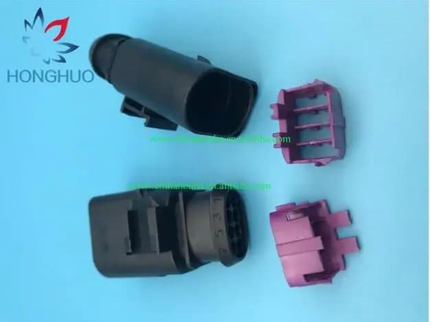 Spedizione gratuita 2 set 1J0 973 814 maschio 1.5mm 8 pin connettore cavo elettrico automobilistico impermeabile con stock