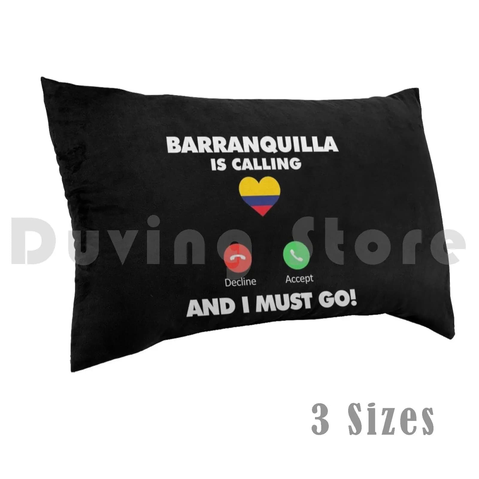Love Barranquilla sta chiamando e devo andare in viaggio in Colombia Federa per cuscino 40x60 1821 Love Barranquilla