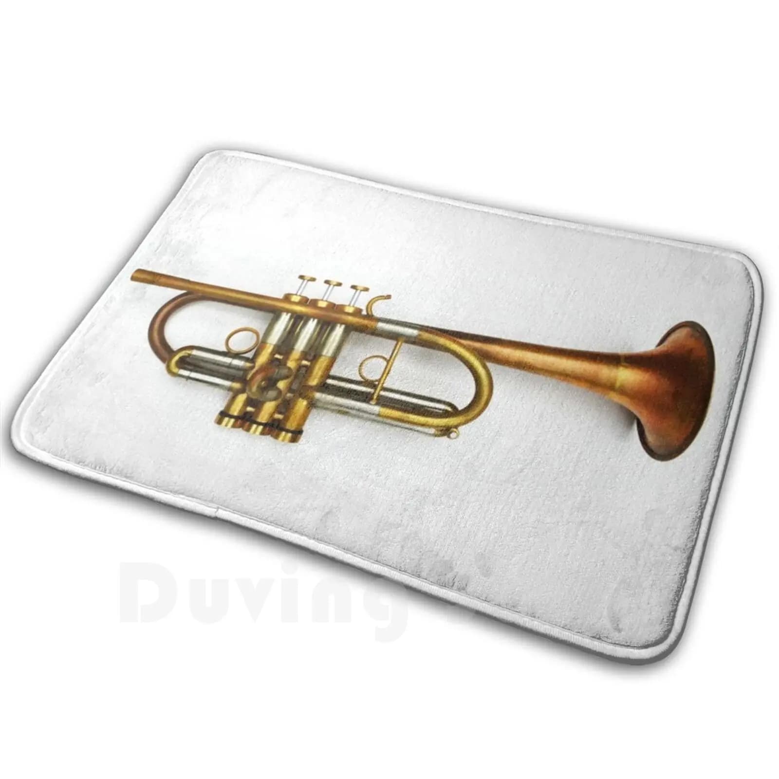 Tromba tappeto tappetino tappeto cuscino morbido tromba boccaglio valvole musica musicista strumento musicale Wynton Marsalis Jazz