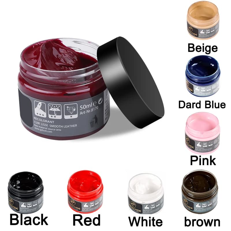 Kit di riparazione in pelle per auto Strumento di ristrutturazione universale Cura dell'auto Liquido per la pelle Sedile Divano Cappotti Graffi Crepe Strumento per lucidare il restauro dell'auto