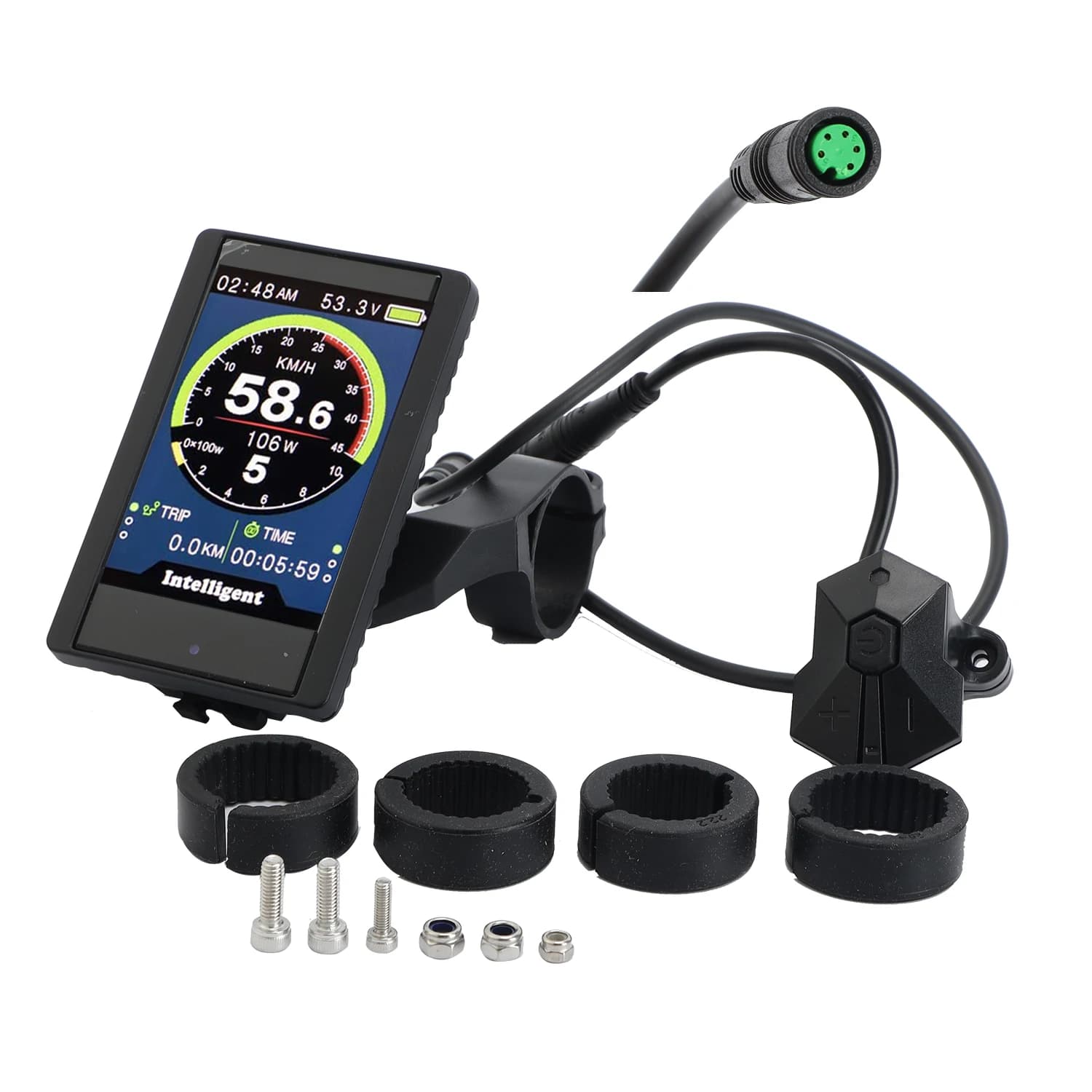 Tachimetro per bici elettrica con porta USB, display TFT, P850C per BAFANG BBS, motore con mozzo centrale, computer Ebike