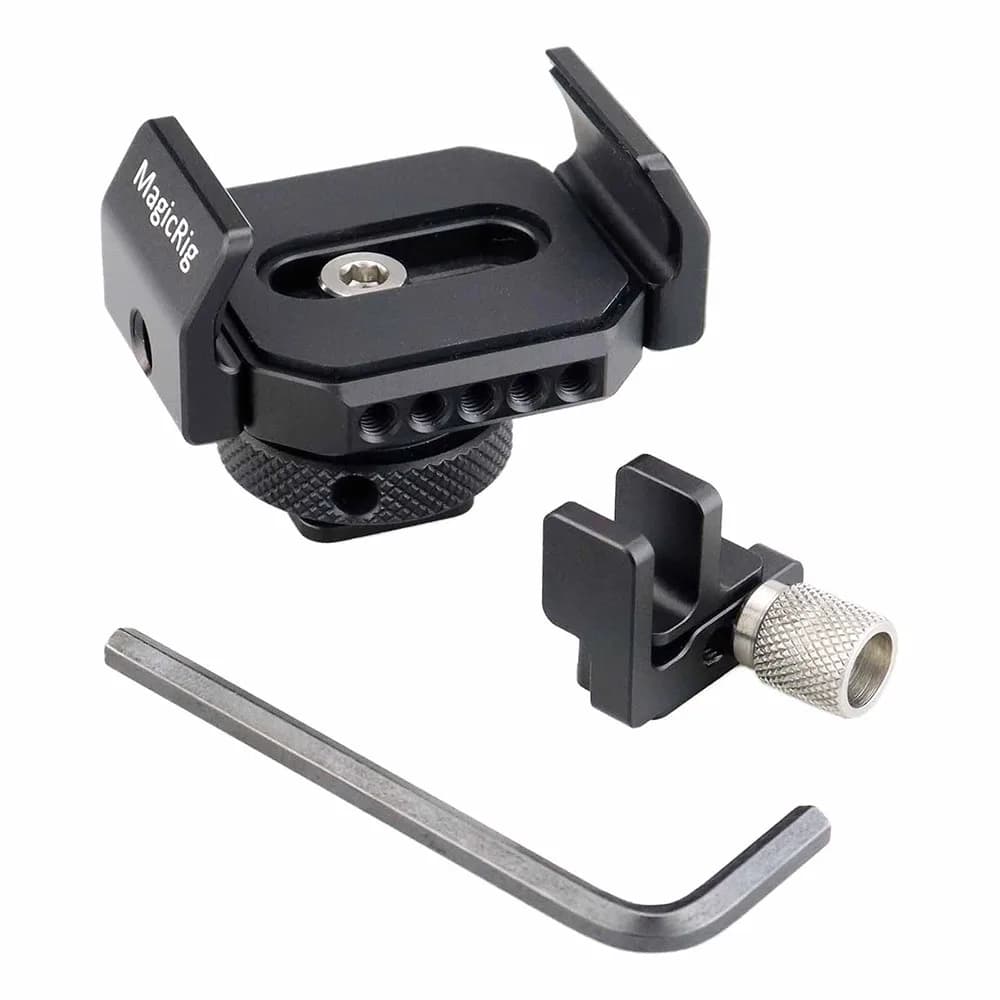Supporto SSD MAGICRIG per SSD esterno con scarpa fredda, per Samsung T5 /T7 / T9 SSD, per BMPCC 4K / 6K / 6K Pro Camera Cage
