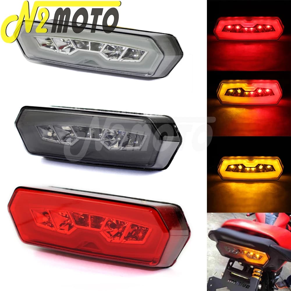 Fanale posteriore a LED integrato per fanale posteriore per Honda CB CBR 650F CB650F CBR650F MSX Grom 125 luce Stop freno Dirt Bike