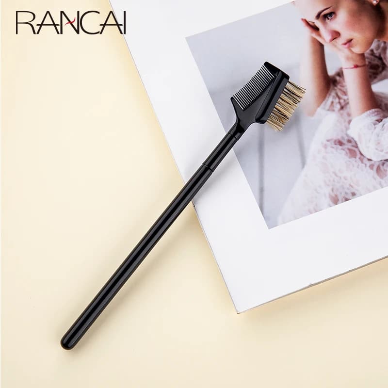 Eyebrow Combs Double Head Eyebrow Combs Eyebrow Brush Make-up Brush Combo for Head The whole eyebrow repair Eyebrow Brush