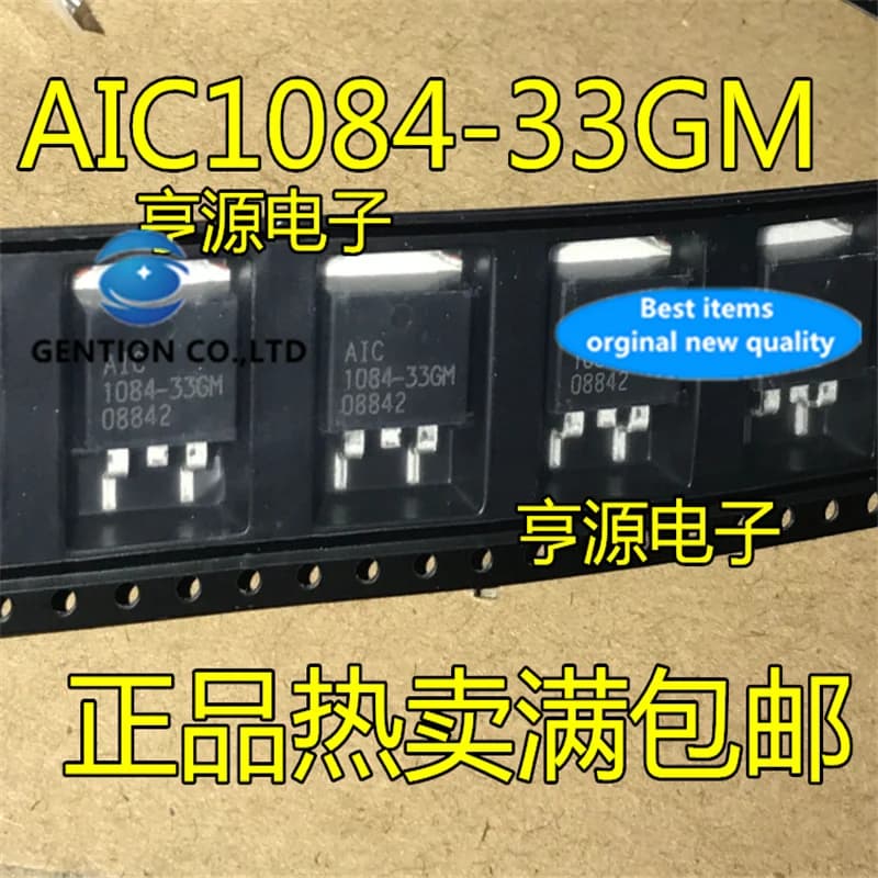 10 pz AIC1084-33GM 1084-33GM TO-263 disponibile 100% nuovo e originale