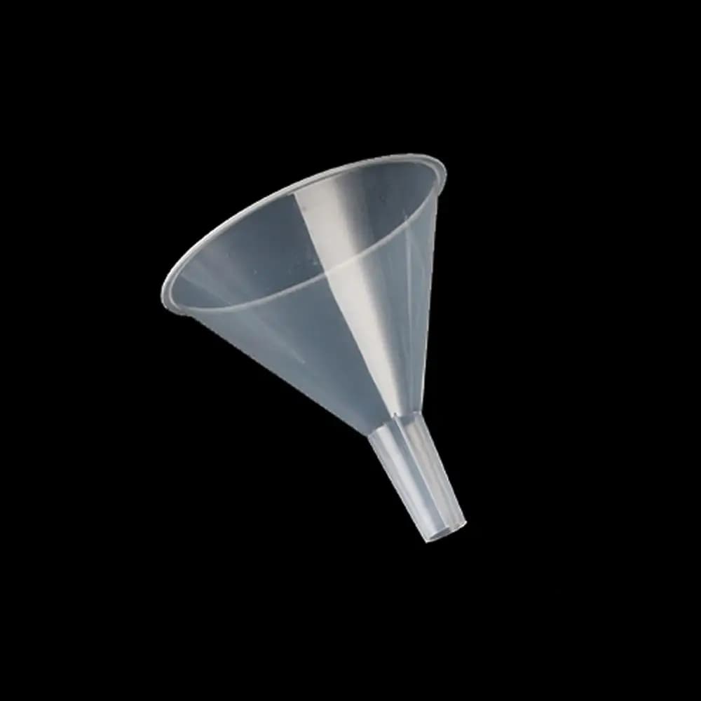5Pcs 120mm imbuti in plastica imbuto da laboratorio olio essenziale diffusore di profumo imbuti per imballaggio forniture per analisi quantitativa da laboratorio