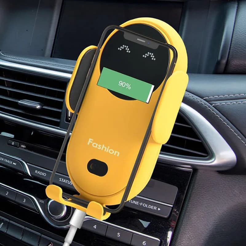 HKXA Wireless Charger Car Phone Support Induction Qi Intelligent Sensor Quick Charging Support for Samsung S10 Note 10 iPhone 11 10W