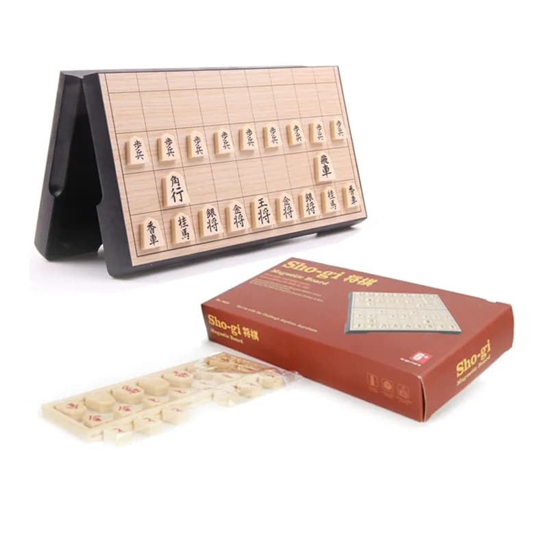 Tavolo da scacchi pieghevole magnetico giapponese Shogi, scacchiera internazionale, gioco di intelligenza Sho-GI, come giocattolo regalo, muslimah