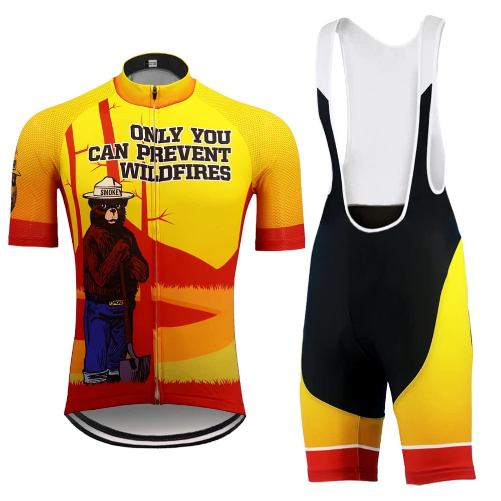 Maglia da ciclismo Set Maglia da bici da triathlon Kit manica corta e pantaloncini con bretelle 9D Gel Pad Abbigliamento da ciclismo MTB