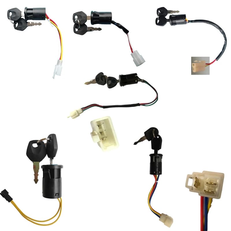 Giro elettrico per bambini su auto giocattolo elettrico per bambini chiave per auto interruttore di avviamento interruttore di blocco parti di ricambio accessori