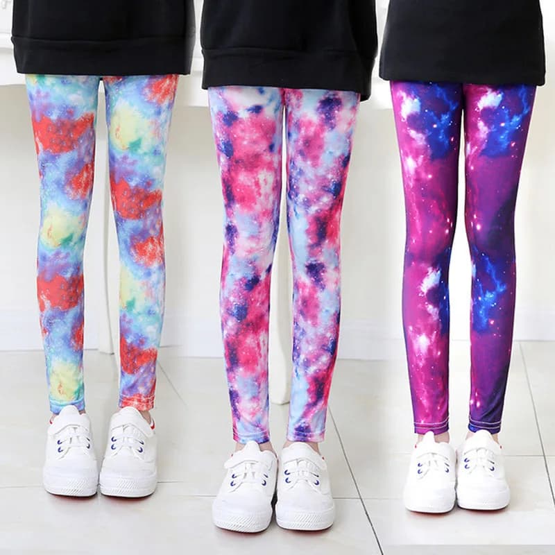 Leggings for Girls Stretch Spring Summer Kids Pants Printed for Kids