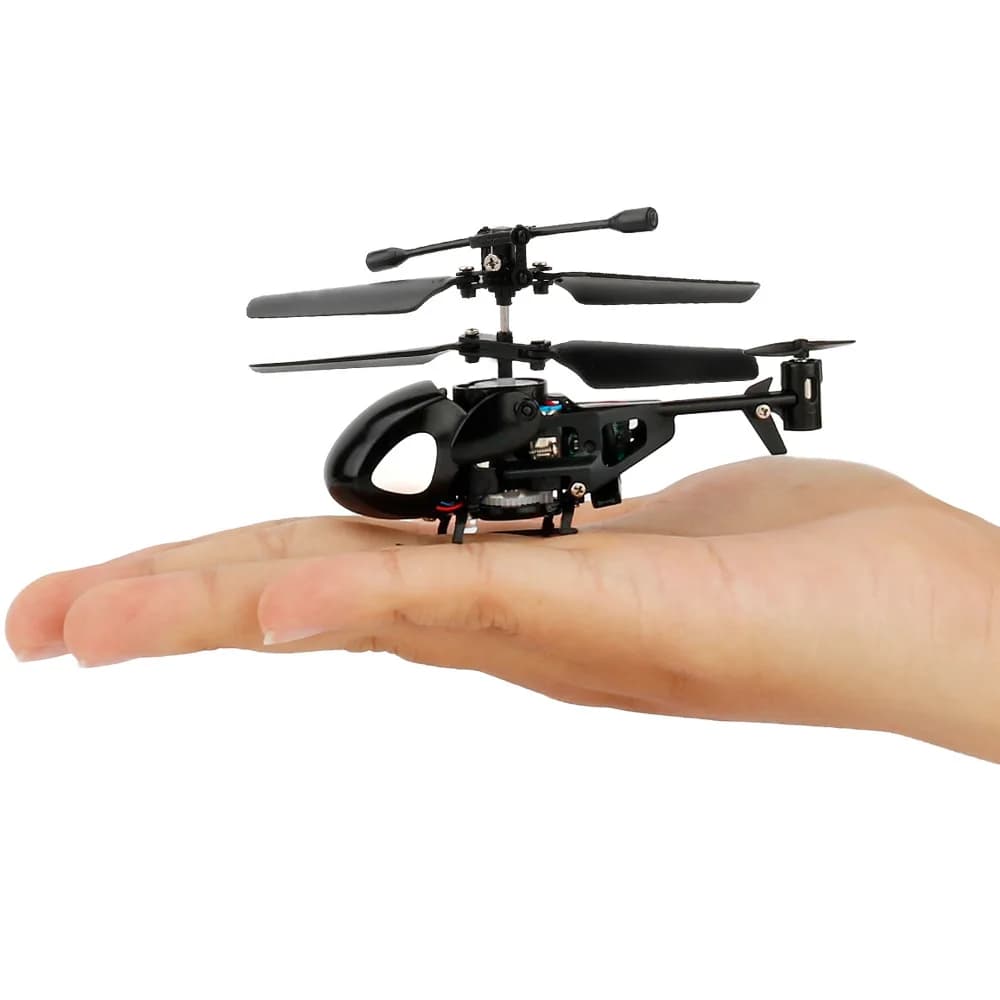 2.4G Mini RC elicottero nero Micro drone Pocket RC Quadcopter modello professionale a infrarossi piccoli droni regali giocattoli per bambini