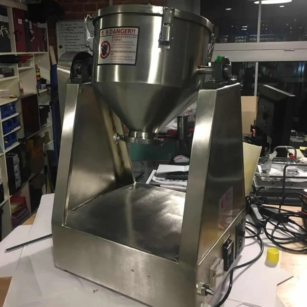 Rotante Cono Chimica Polvere Secca Macchina di Miscelazione Blender Mixer In Polvere Additivo Chimico di Mais Alimentare Mixer