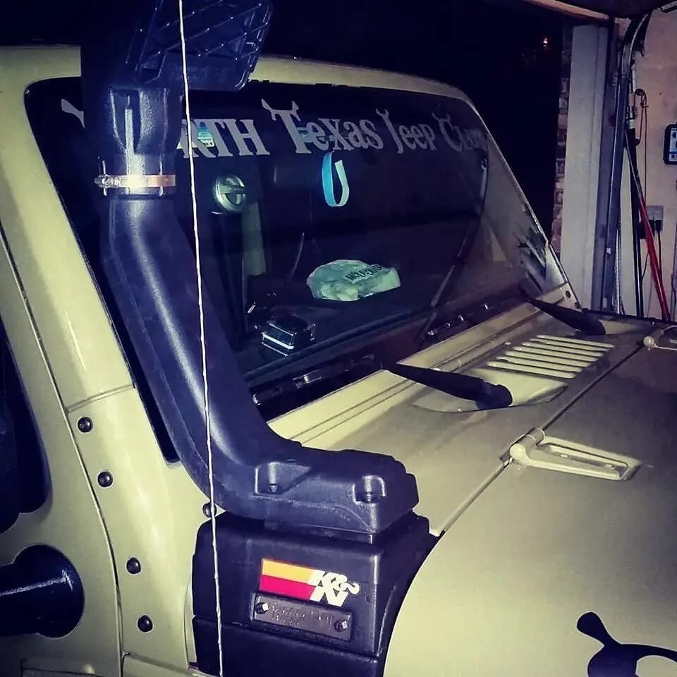 Kit Snorkel Sistema di Aspirazione Aria Per Jeep Wrangler JK 2007-2017 Sistema Snorkel Outdoor Adventure Offroad Accessorio di Modifica