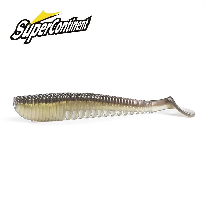 Esche da pesca supercontinenti Wobblers Shad artificiale Pesca alla carpa 5 cm 8 cm 9,5 cm 11 cm