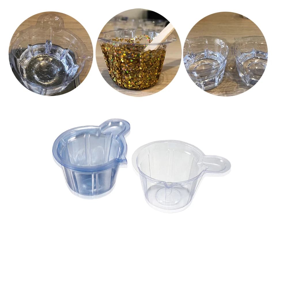 20-200 pz 40 ml di Plastica Tazze Usa E Getta Dispenser Per Il FAI DA TE Resina Epossidica Accessori di Gioielli Che Fanno Strumenti Attrezzature Strumenti Forniture