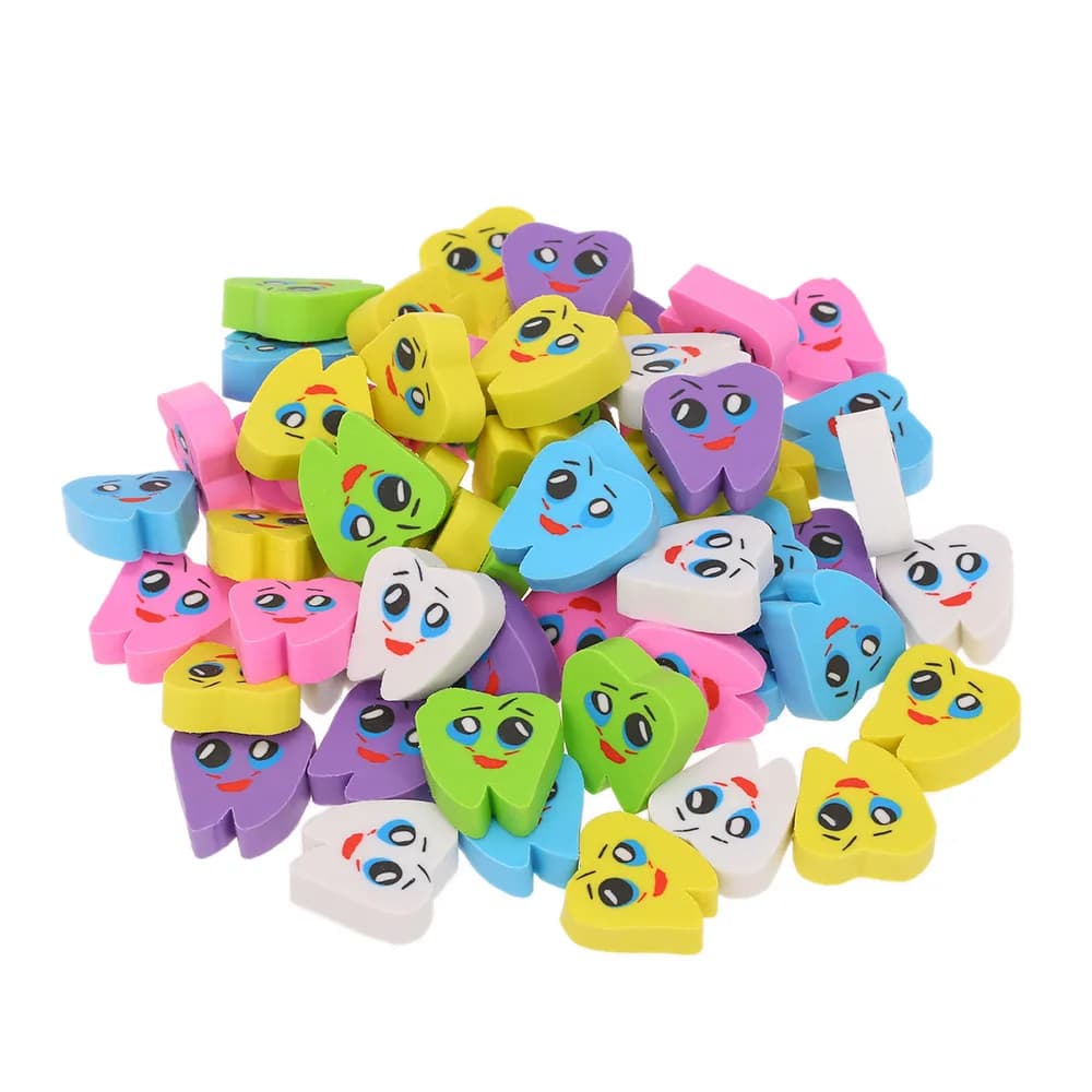 50 pcs/blood molar teeth whitening tooth rubber teeth dental clinic dental school great gift for baby dentistry decoration