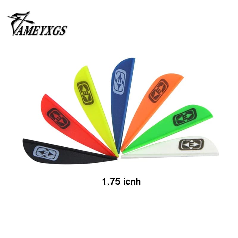 30/60/90Pcs Tiro Con L'arco Da Caccia di Gomma da 1.75 pollici Piume Teardrop-A Forma di Misura Per Il Carbonio Frecce In Fibra di vetro accessori di ripresa