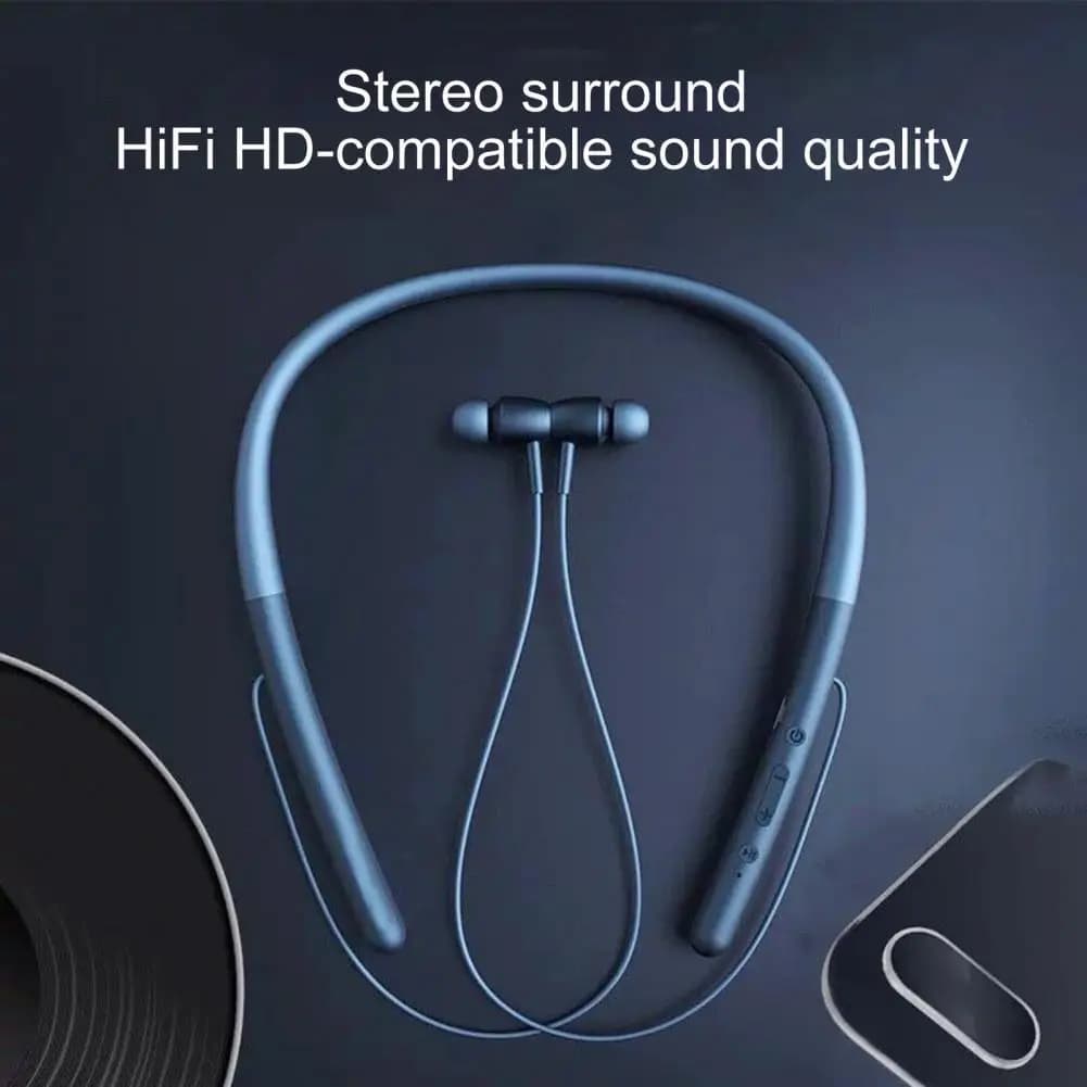 Play headphones with bluetooth microphone headset neck noise reduction support memory card game Stereo Wireless headset for phone