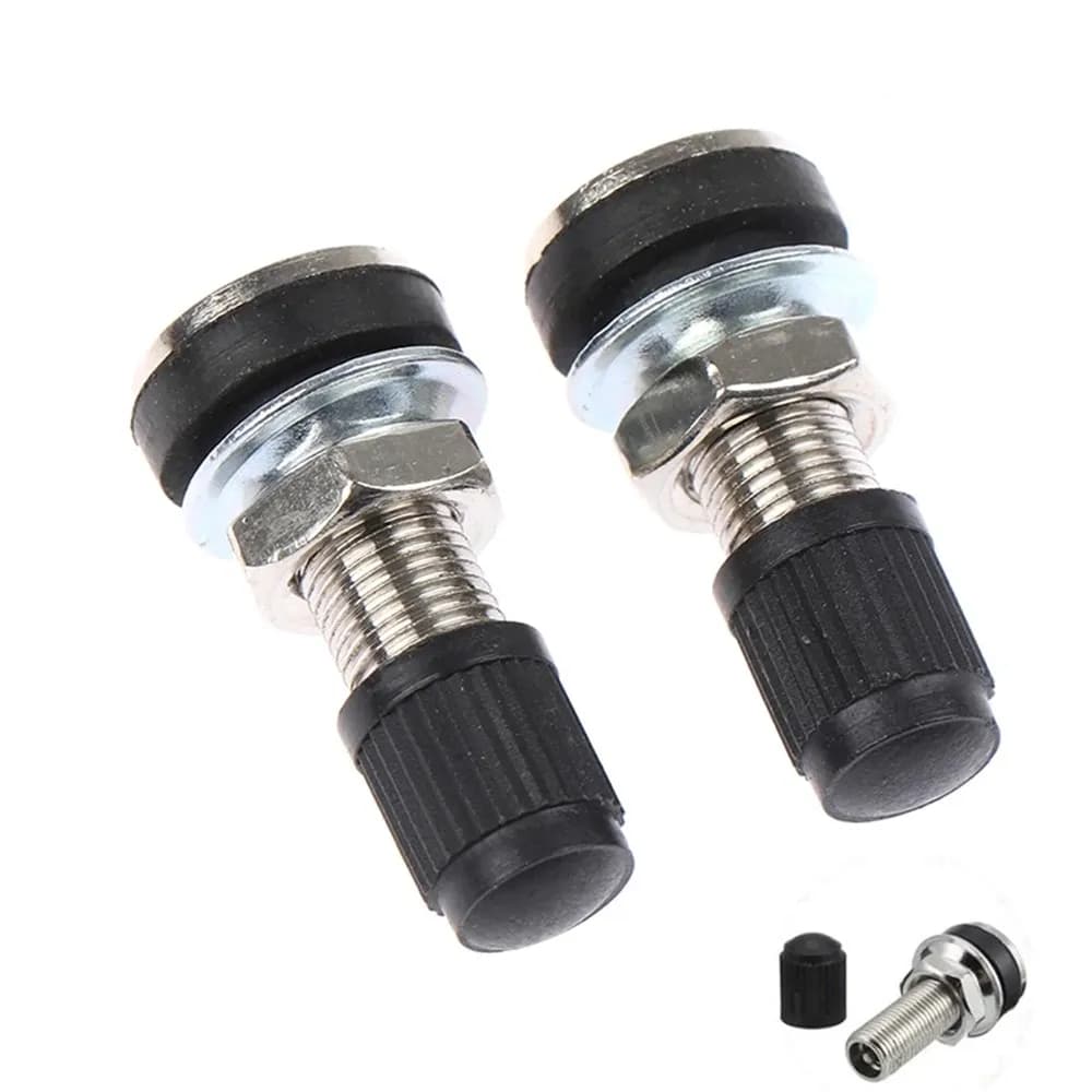Valvola della gomma della bici del motociclo dell'automobile Tubeless di 2PCS 32/35MM con il cappuccio antipolvere per gli accessori della gomma della ruota di Moto pneumatico universale del tubo