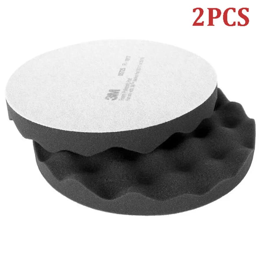 2PCS 8 Pollici Auto Single-Sided Ultrafine Tampone lucidatura Schiuma Tampone lucidatura Smalti 3M di Schiuma 05725