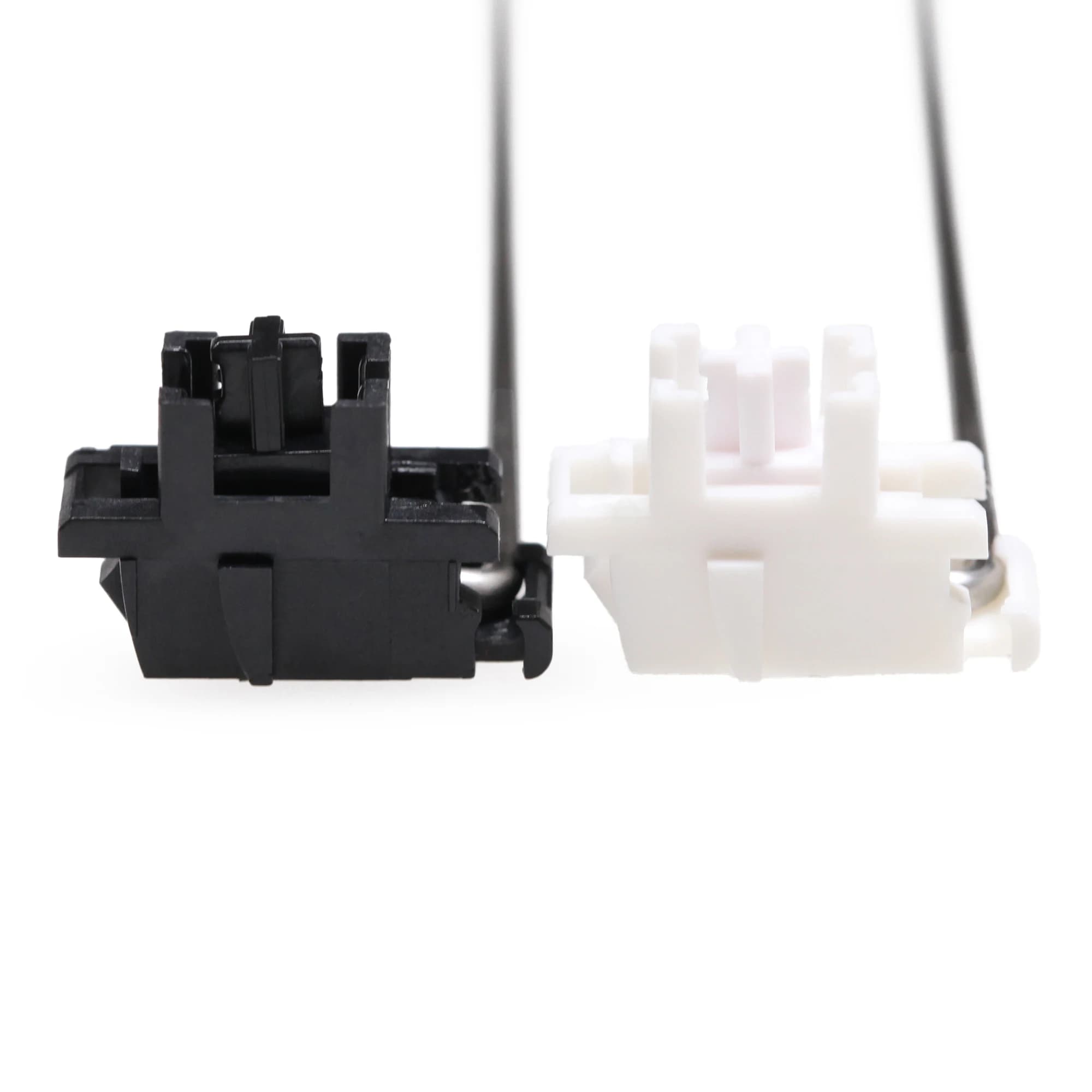 Stabilizzatore montato su piastra placcato bianco nero Gateron per piastra tastiera meccanica personalizzata YC66 Zeeyoo 68 YC96 Womier INKC87 60 87