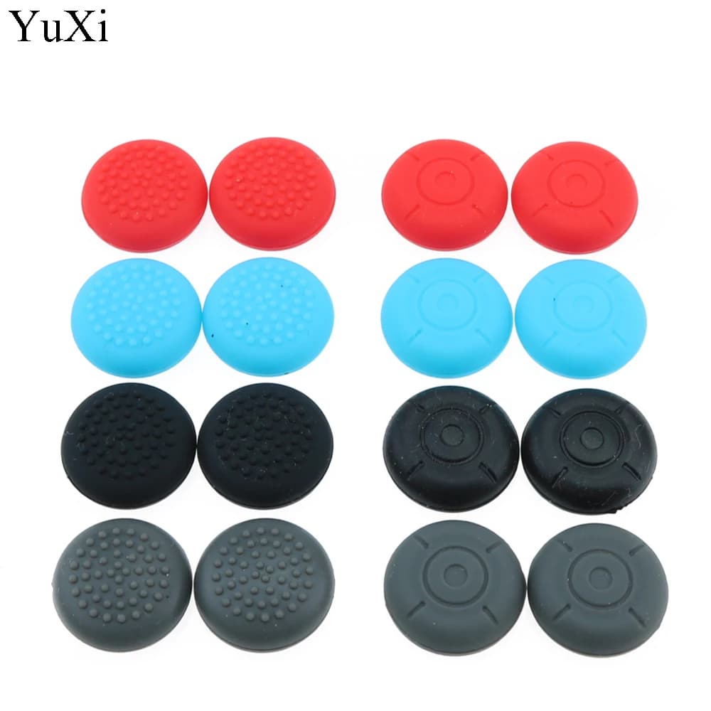 2 Silicone Thumb Stick Grip Cap Joypad Custodia protettiva per joystick analogico per Nintend Switch Lite NS Mini Controller Joy-Con ThumbStick