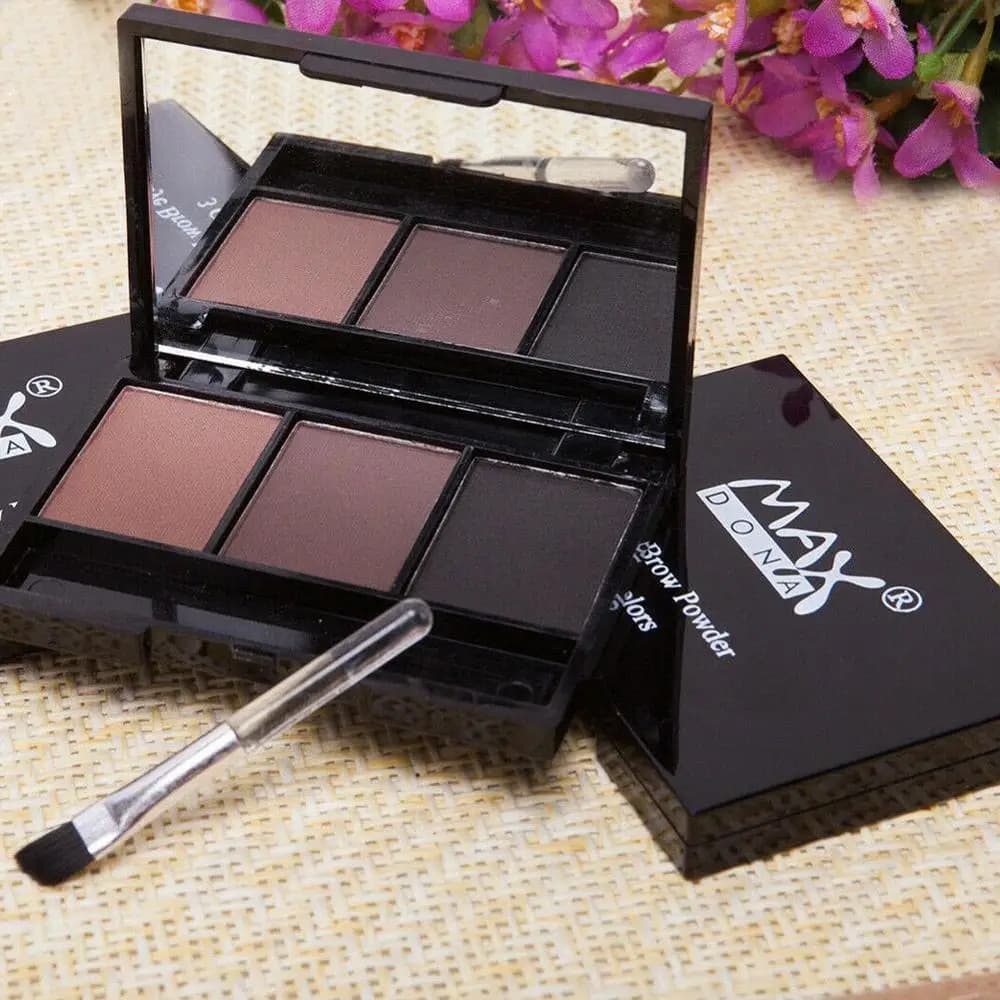 Eyebrow Powder Cosmetic Eye Tables Brow Enhancer Professional Makeup Waterproof Shade With Brush Mirror Box
