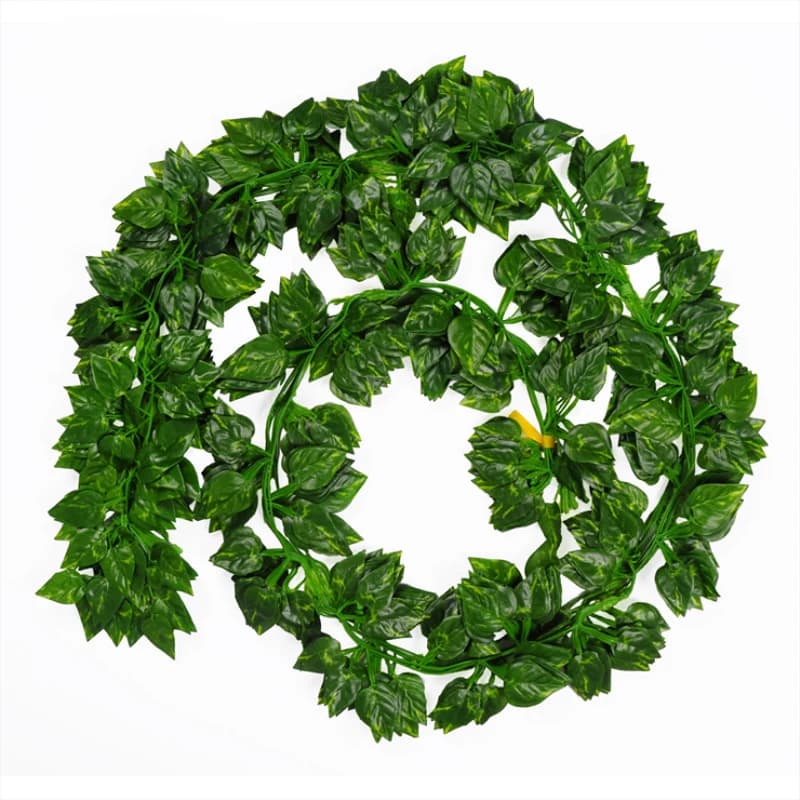 2 meters of green vine leaves artificial anet plants for decoration of the house room wedding accessories wedding accessories