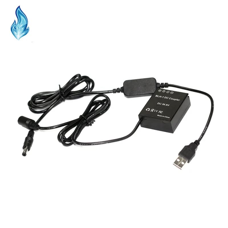 USB Power Bank Compaction BLH-1 Battery Ccs Plug For Olympus E-M1X Digital Cameras Sign EM1 II EM1-2 Sign 2