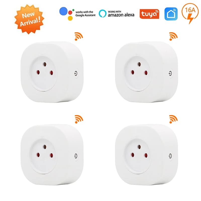 Israel THE 16A Smart WiFi Smart Plug 220V Current APP Control Remote Compatible Voice Alexa Google Assistant