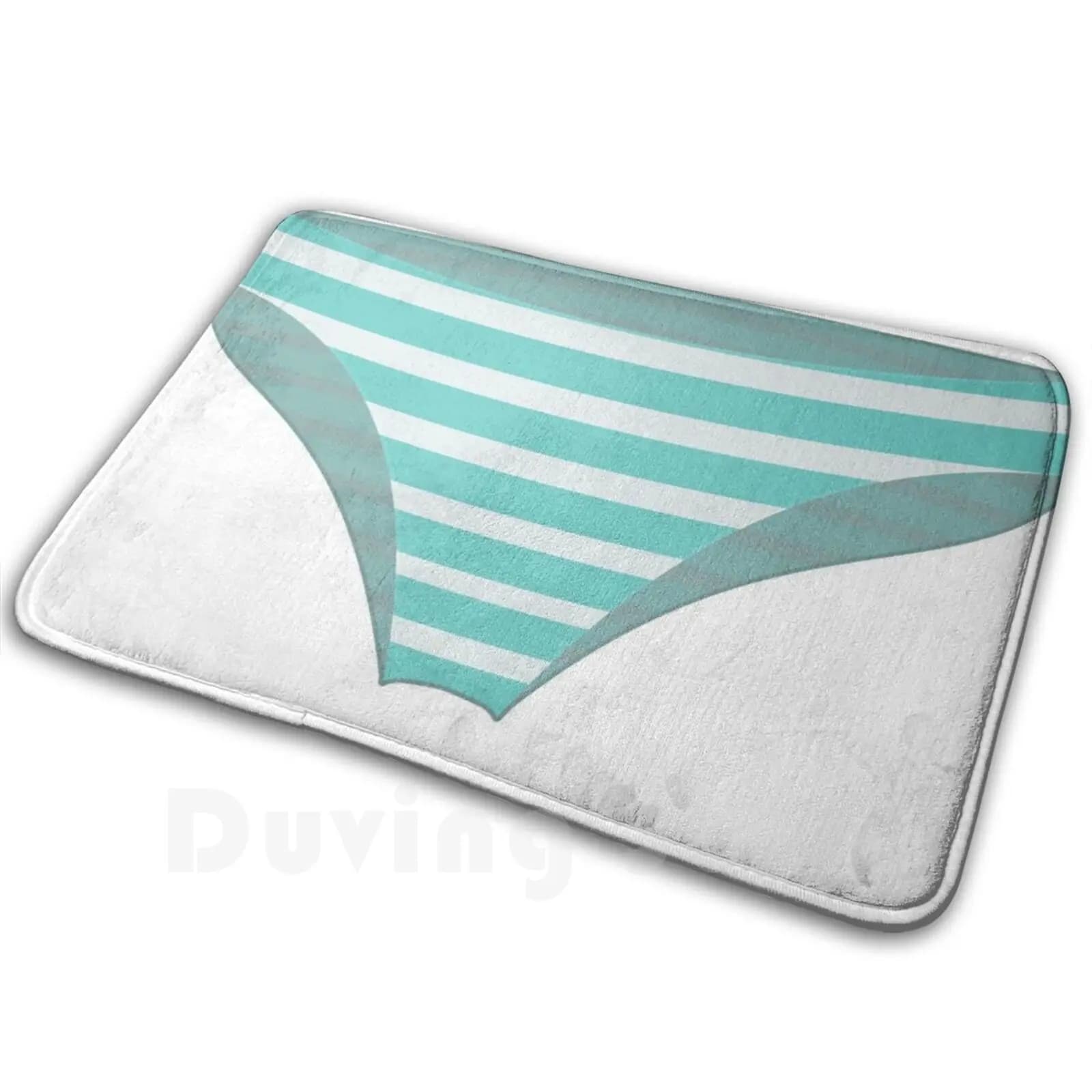 Pantsu Tappeto Tappetino Tappetino Morbido Miku Patsu Intimo Mutandine Verde Turchese Bianco