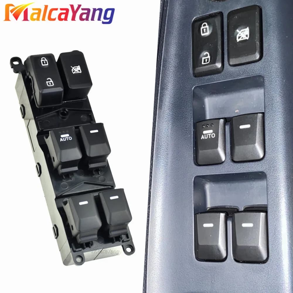 For kia Rio Front Left Electric Master Control Power Lifter Window Switch 93570-1W155 For Kia Rio 2012 2013 2014 2015 Car