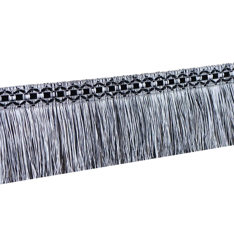 Ricamo in pizzo con nappa con frange lunghe 12 m per abbigliamento Accessori per tende da cucito Frange Decorazione a nastro Nappe Rifiniture
