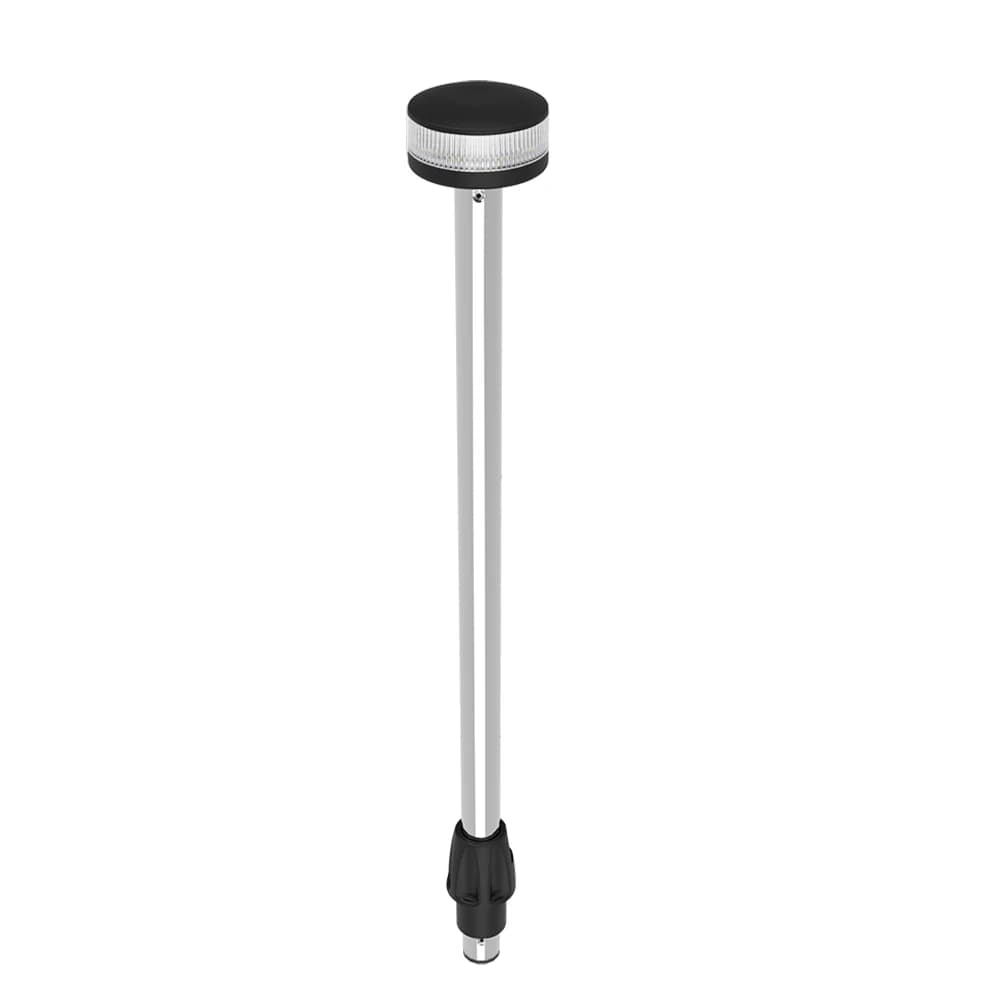 Lampada di ancoraggio per luce di poppa per barca Full Round White rimovibile Base per spina a 2 pin USCG 2 NM 22 pollici accessori marini barca