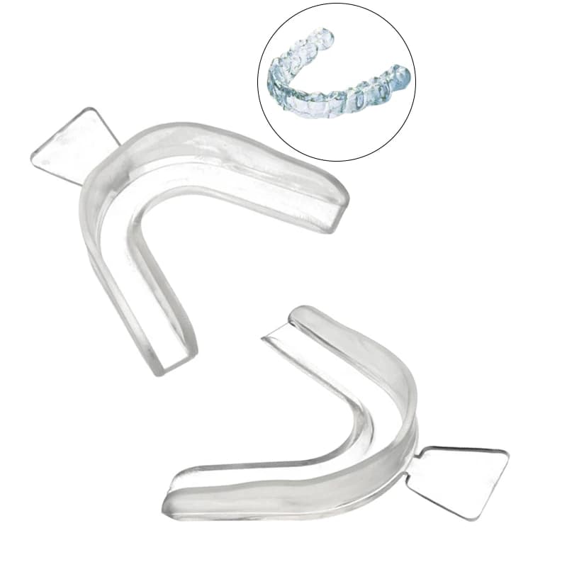 1 pcs/2 pcs transparent tooth whitening tray teeth whitening tray in Silicone mouth trays for tooth whitening instrument for teeth whitening