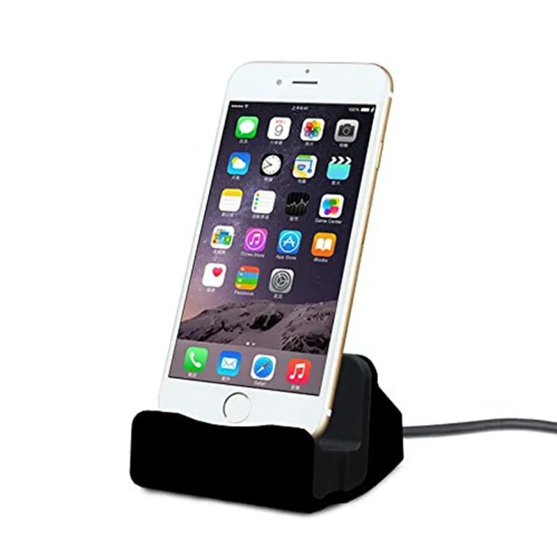 Dock Station Supporto di ricarica IOS per Apple IPhone 11 Pro Max XS XR X 7 8 6S Plus Dockingstation Supporto per caricabatterie USB per telefono