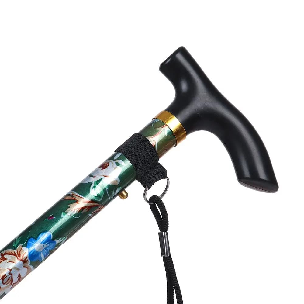Light Aluminum Alloy Made for Adults Folding Trekking Sticks Trekking Sticks Non-slip Stamps Telescopic Walking Stick
